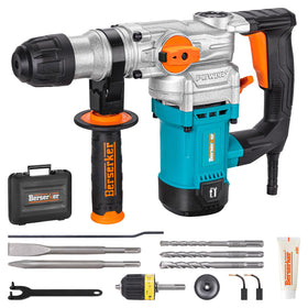 Berserker 1-1/8 SDS-Plus rotary hammer front view for fast concrete drilling.