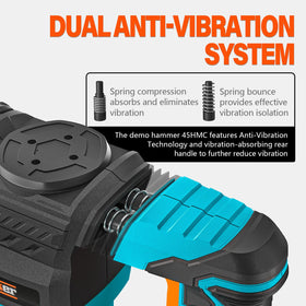 Berserker 1300W anti-vibration design reduces fatigue during long tasks