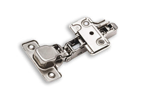 Berta soft-close hinges reduce door slams and wear.