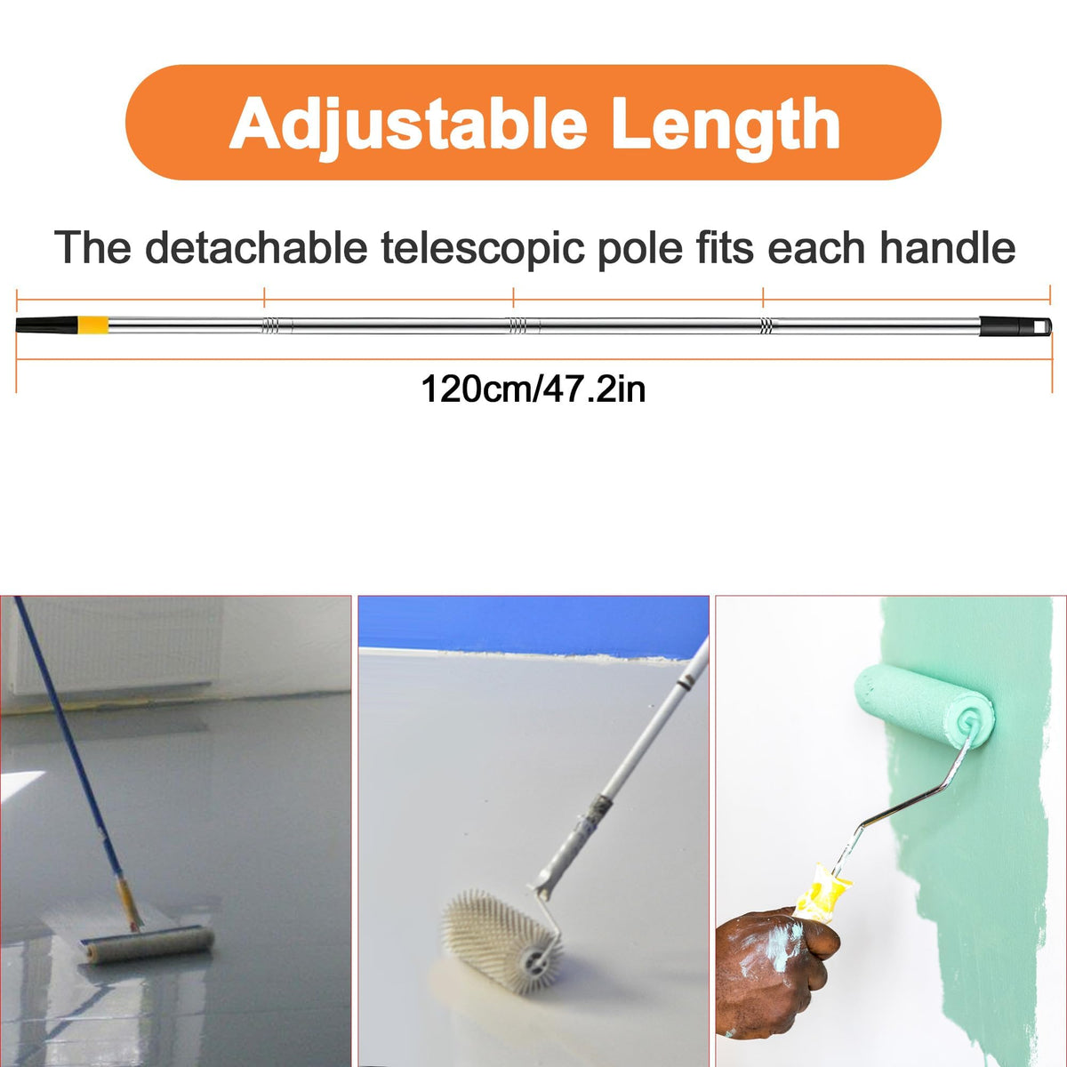 BERXOL yellow pole design improves site visibility during leveling