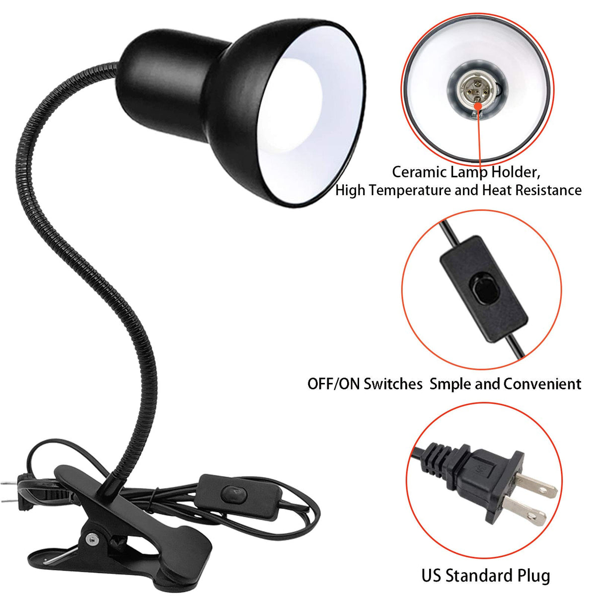 Beser·Win desk light with cable offers steady illumination for work.