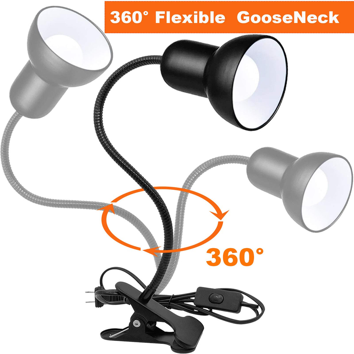 Beser·Win gooseneck desk lamp shows flexible positioning for focused tasks.