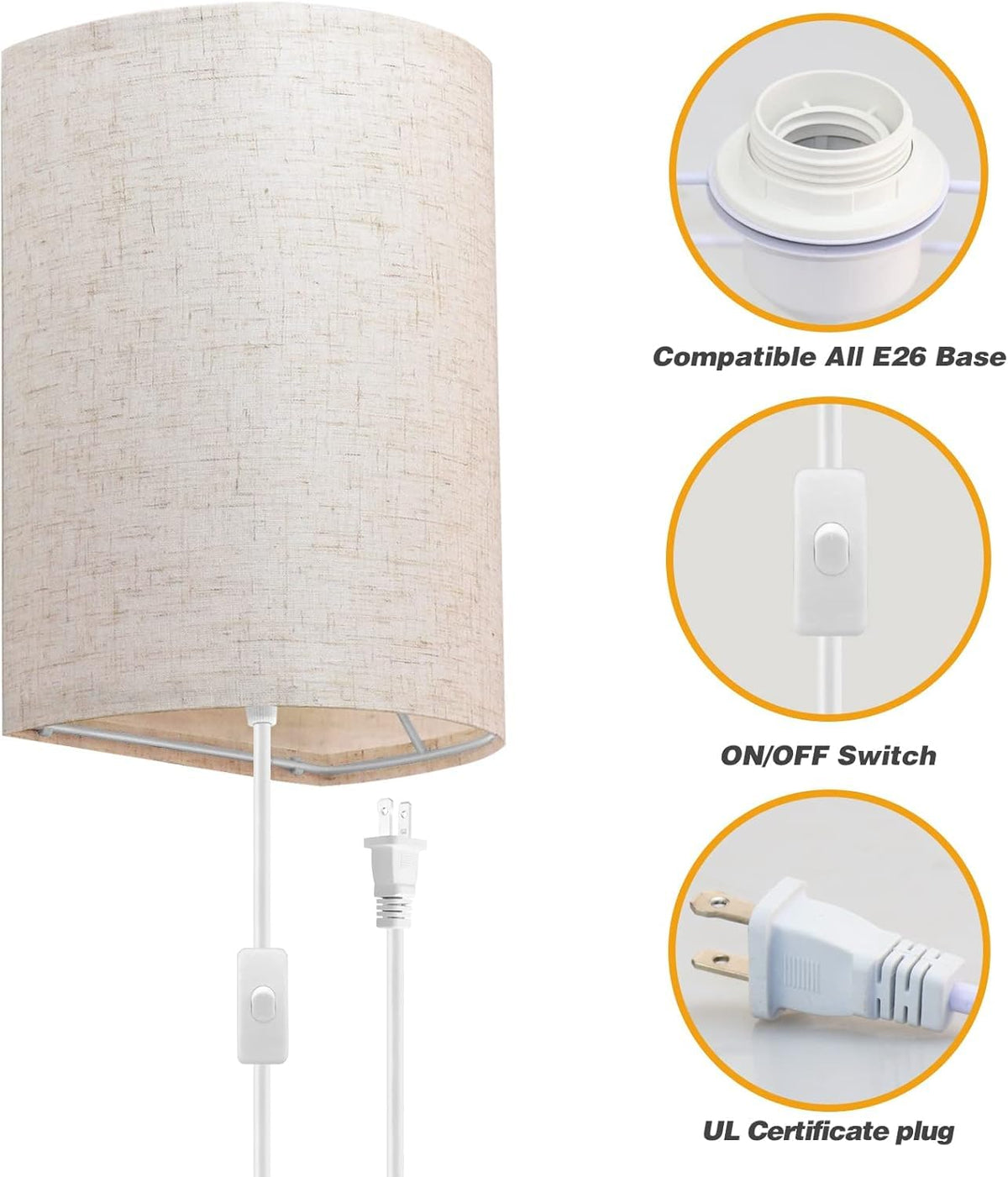 Beser·Win wall sconce with 3 color settings for versatile mood lighting
