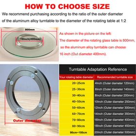 Besimple rotating bearing suitable for cake decorating and show displays