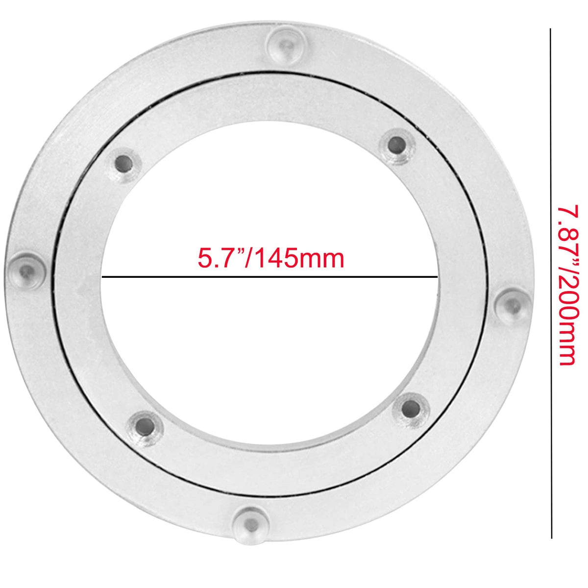 Besimple turntable bearing with anti-skid feet preventing slips