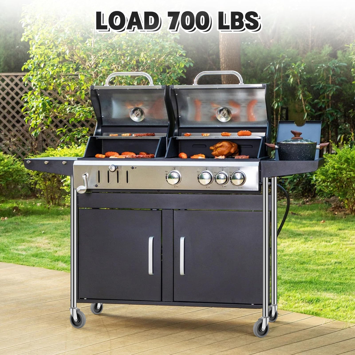 Besitu quiet swivel casters enable smooth, non marking mobility
