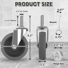Besitu screw-in stem with 13 thread for secure installation
