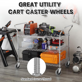 Besitu wire shelving caster for sturdy industrial racks