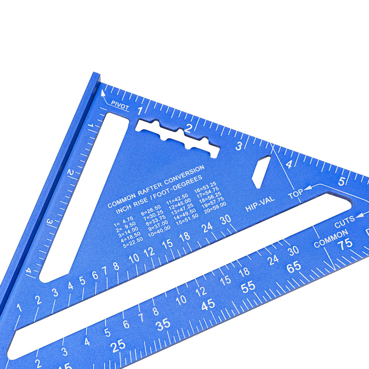 Beslands 7in rafter square side view emphasizes lightweight design for easy handling