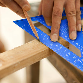 Beslands aluminum protractor angle highlights multi-angle capability for precise layout