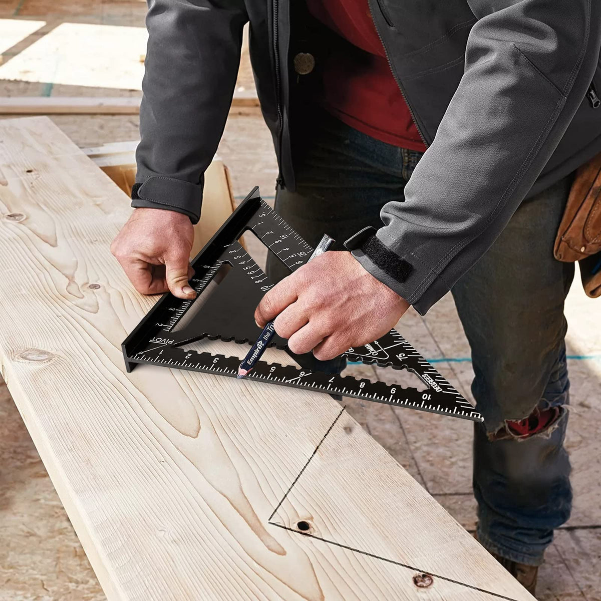 Beslands professional carpentry tool ideal for framing and roofing tasks.