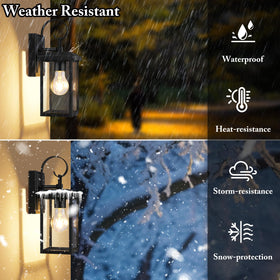 BesLowe exterior porch lights black providing durable porch illumination