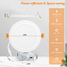 BesLowe ideal for kitchens, hallways, and dining areas with flexible color temps