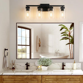 BesLowe above-mirror bathroom light, balanced vanity illumination