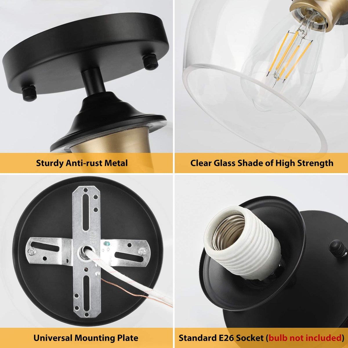 BesLowe close-to-ceiling mount delivers compact, space-saving design for entryways