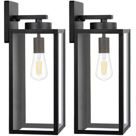 BesLowe exterior-lantern-garage-porch-light versatile placement for porch, patio, or garage.