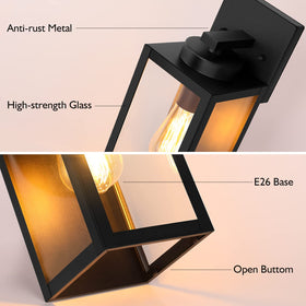 BesLowe exterior lighting is waterproof and anti-rust for long-lasting outdoor use.