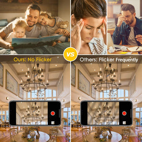 BesLowe LED bulbs last over 25,000 hours, reducing replacements and maintenance.