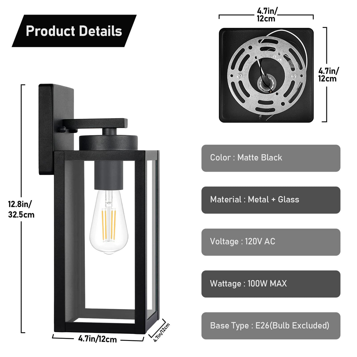 BesLowe fixture demonstrates versatile bulb options including LED and incandescent.