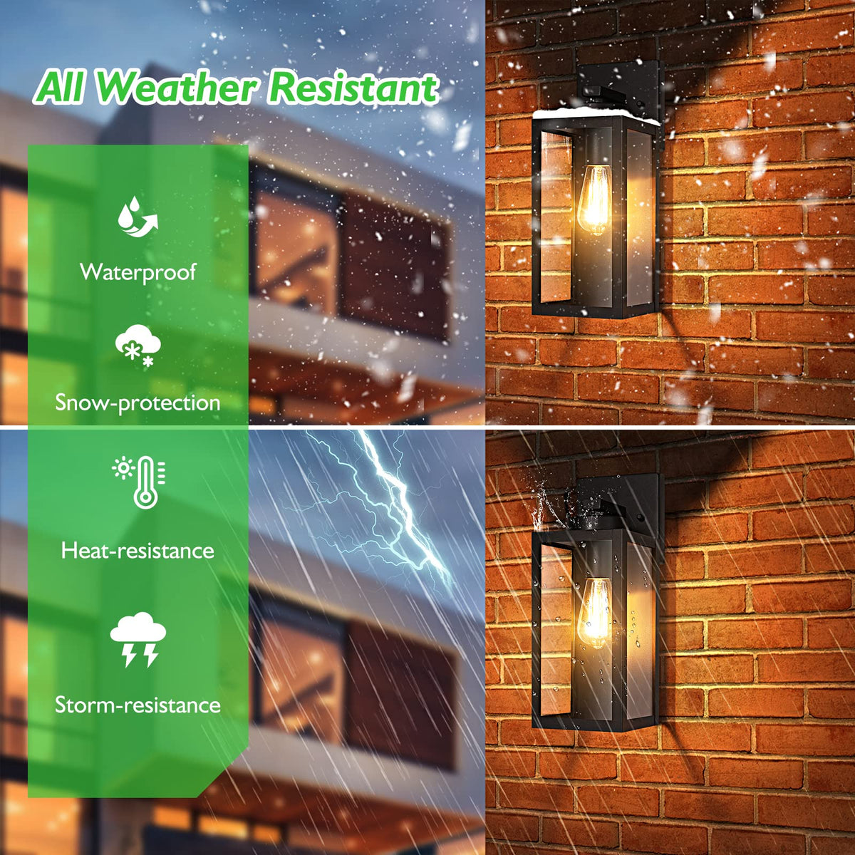 BesLowe wall sconce featuring a glass shade for crisp porch illumination.