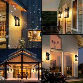 BesLowe weatherproof exterior lighting protects against elements while brightening spaces.