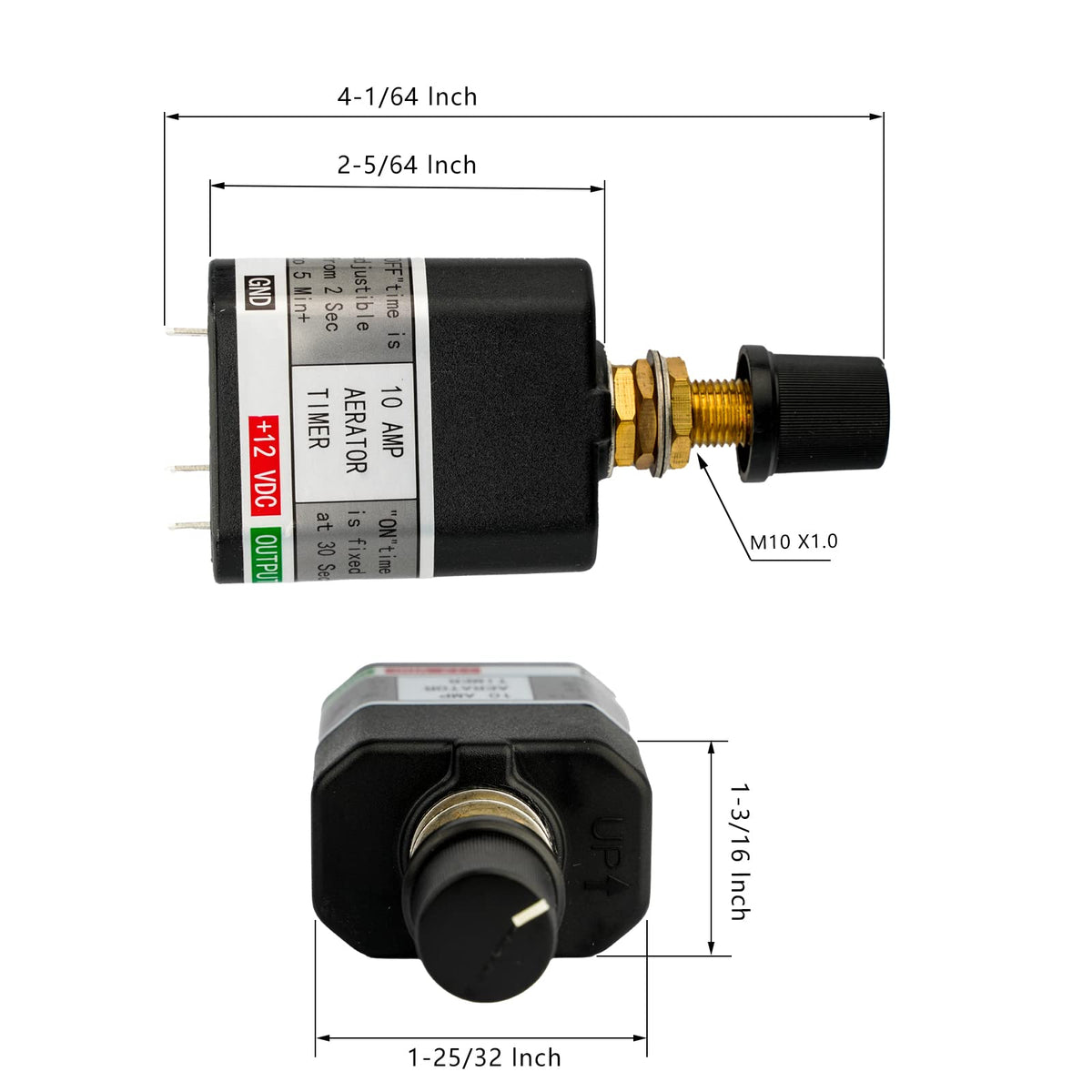 Besramtic Livewell timer in use on a boat illustrates automatic aeration cycles.