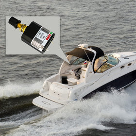 Besramtic Livewell timer panel mount demonstrates easy installation on boat bulkhead.