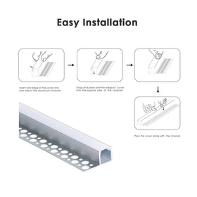Besseto aluminum LED channel promotes heat dissipation and durability
