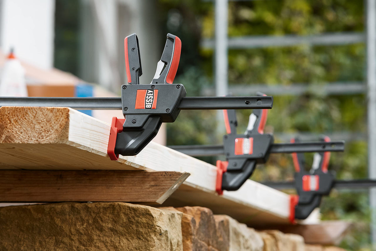 BESSEY EHKXL12 durable cold-drawn steel rail supports long-term use