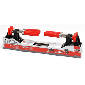Ergonomic BESSEY clamps suited for medium-duty woodworking and cabinetry
