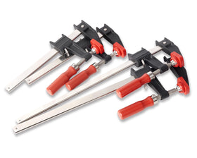 BESSEY GSCC4PK-C clamps with wood handles for comfortable grip during woodworking