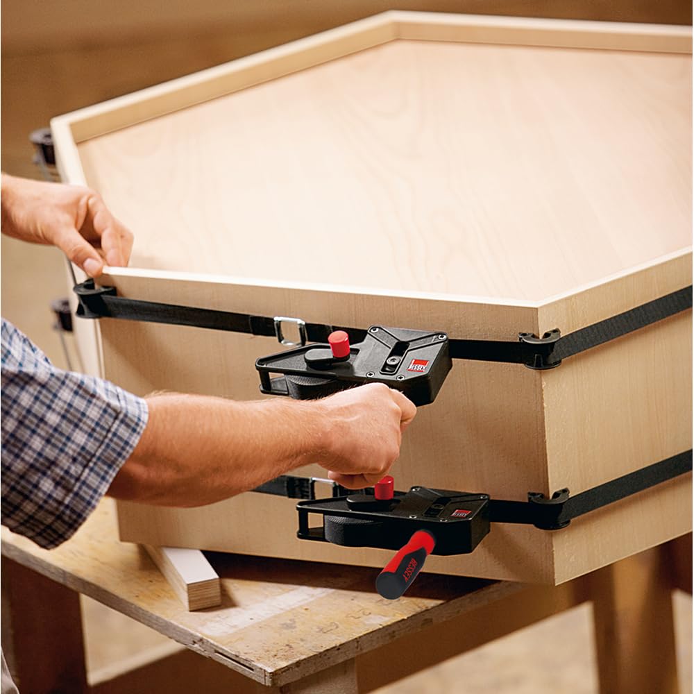 BESSEY VAS-23+2K-CB 23ft strap offers durable, tear-resistant clamping.