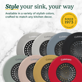 Best Brands Cuisinart drain guard and food catcher for busy kitchens