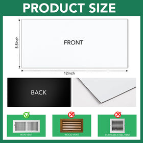 BEST CHOICE MAGNETS vent-cover close-up material highlights the durable magnetic strip.