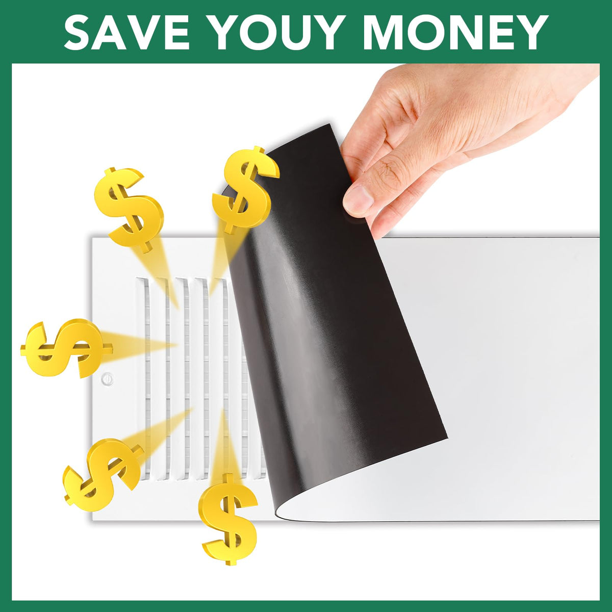 BEST CHOICE MAGNETS vent-cover energy-saving potential suggests reduced drafts.
