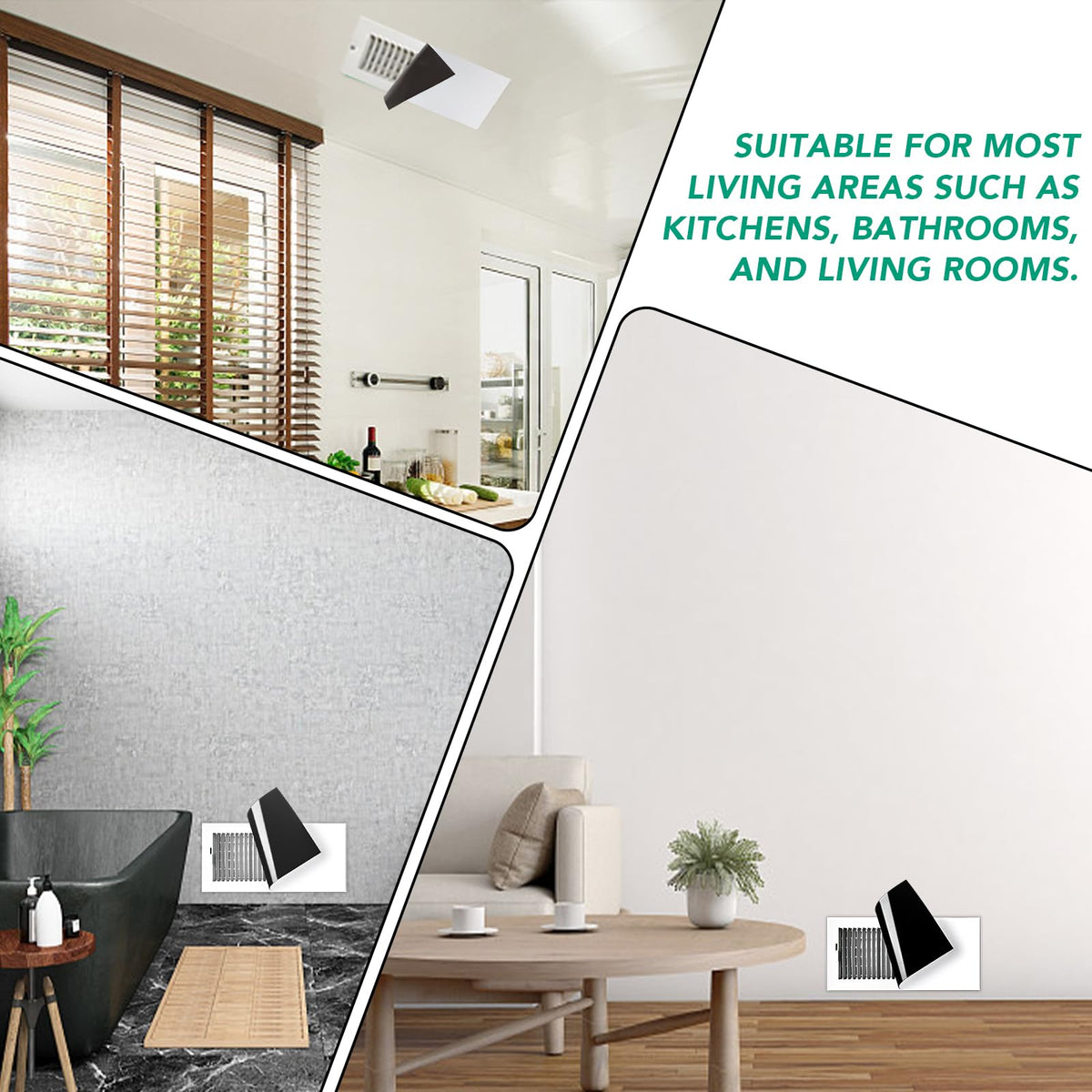 BEST CHOICE MAGNETS vent-cover in RV use enables flexible vent management.