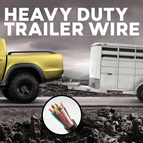 BEST CONNECTIONS weatherproof trailer wire with flexible PVC jacket in tough conditions.