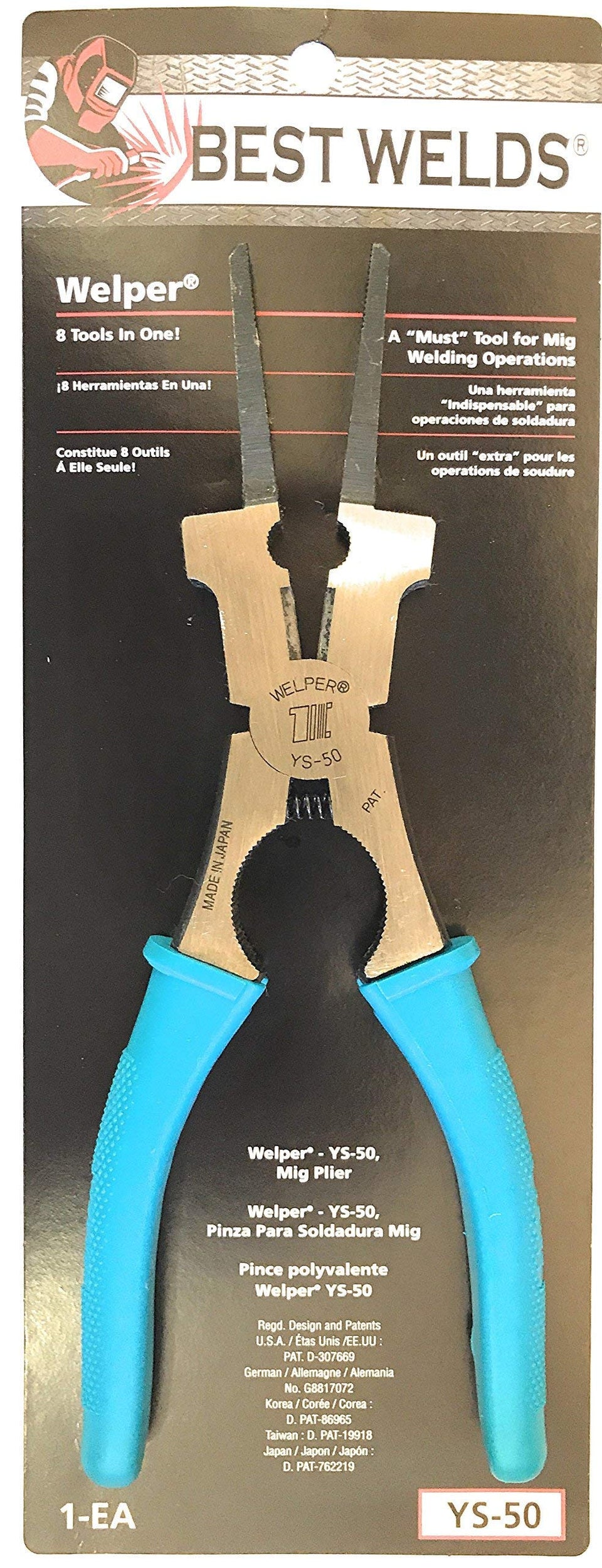 Best Welds Welper MIG Gun Pliers for multi-function welding tasks and spatter removal.