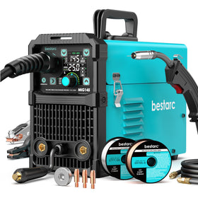 Bestarc MIG145 welder front panel with clear controls for quick adjustments