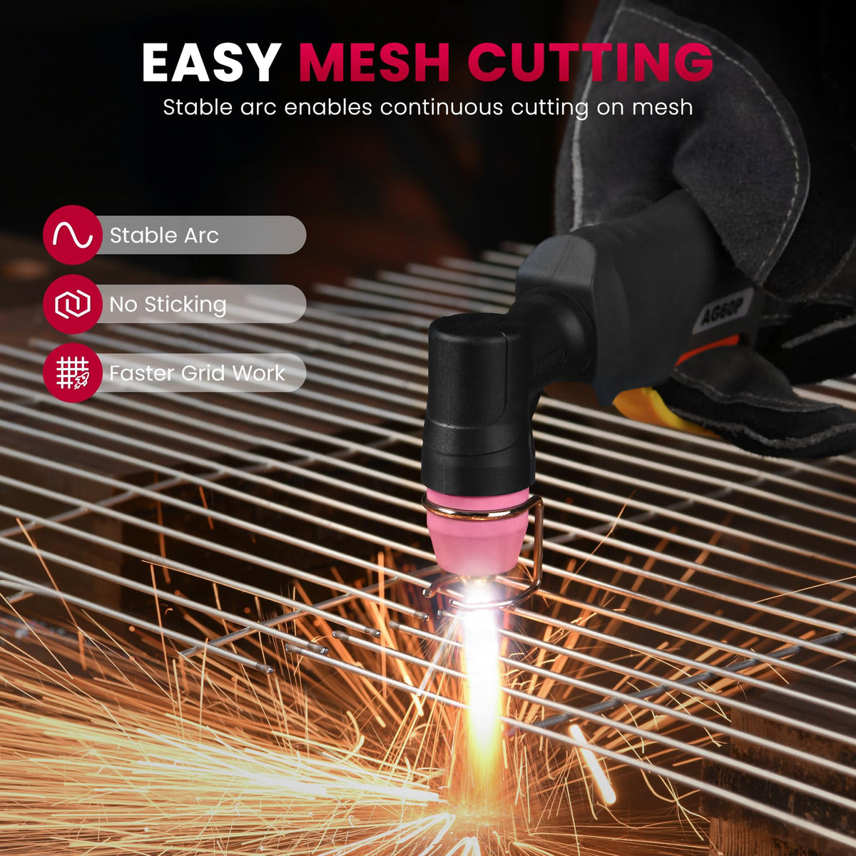 Bestarc Pilot Arc starts without touching metal, helpful on rusted or painted surfaces.