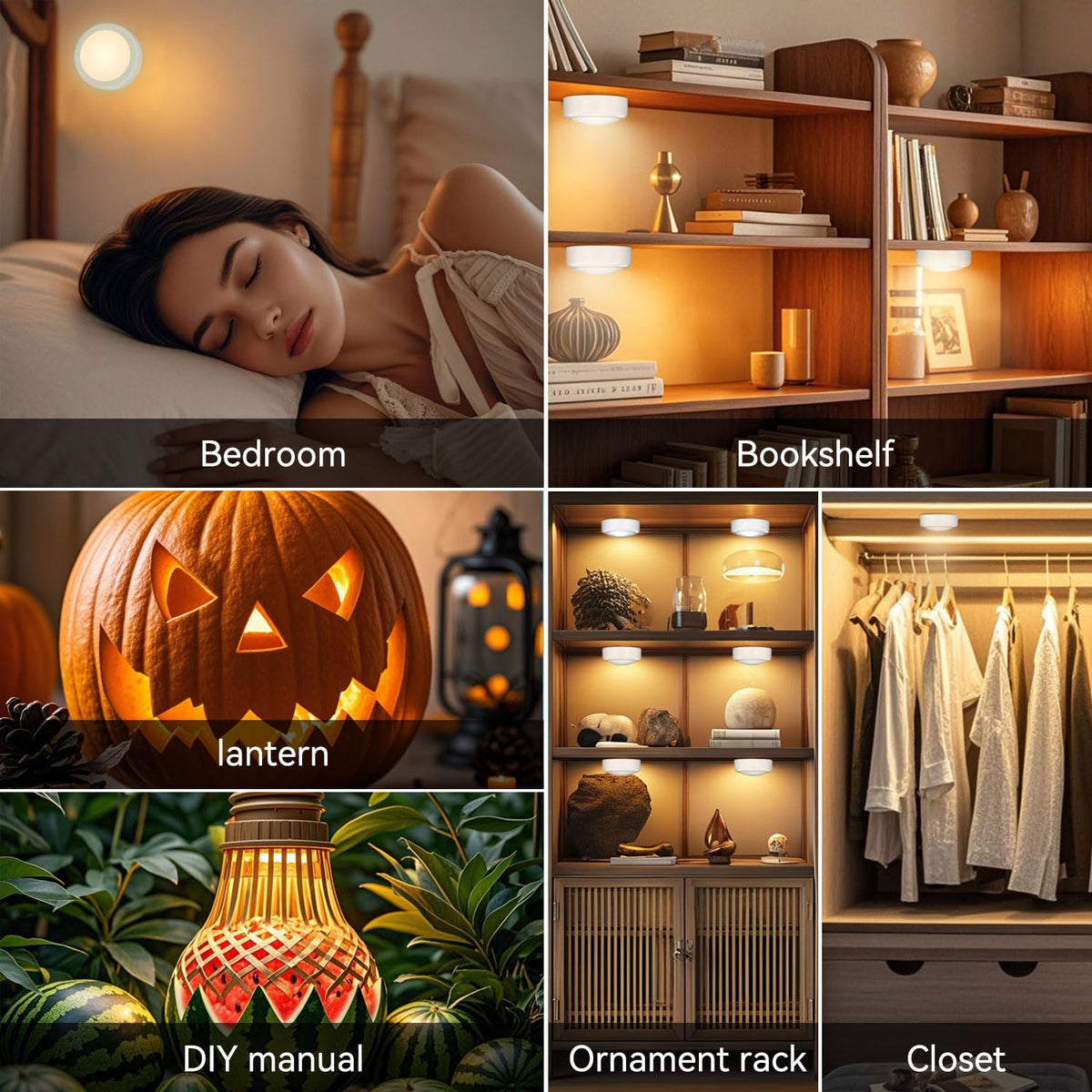 BESTDLCLITE puck light with auto timer feature for energy savings
