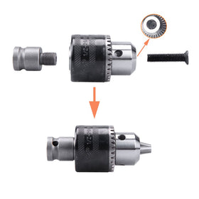 Bestgle chuck key ensures quick, secure bit changes.