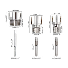 Bestgle dual-function threading tool handles internal and external threads.