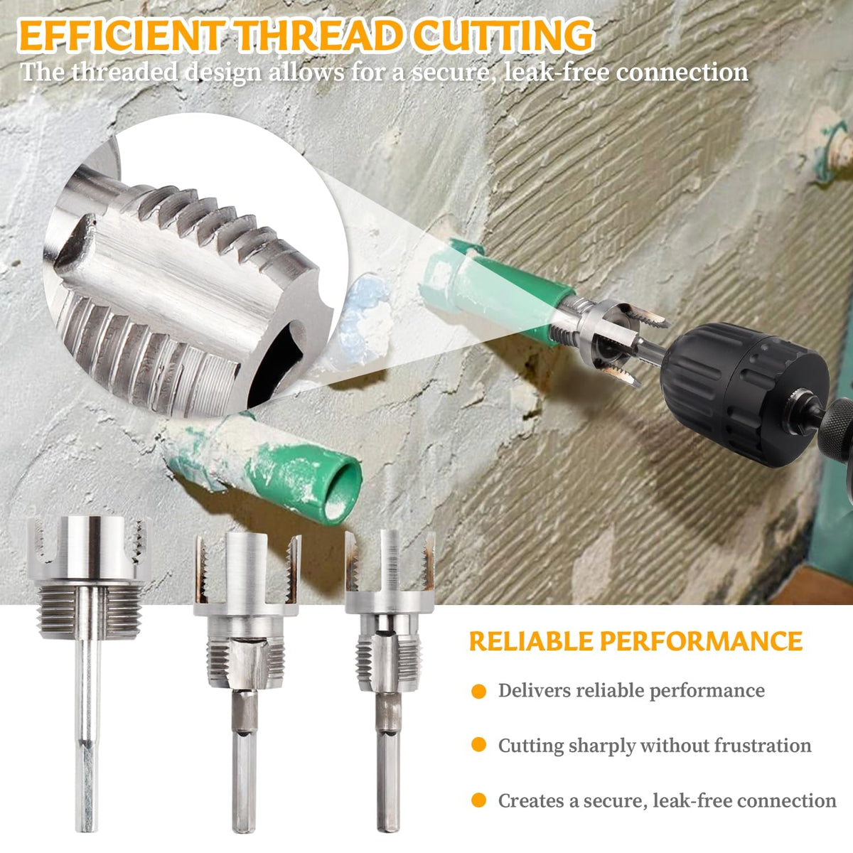 Bestgle supports 1/2, 3/4, and 1 inch pipe sizes for flexible use.
