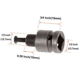 Bestgle 3-jaw chuck securely holds various twist drills.