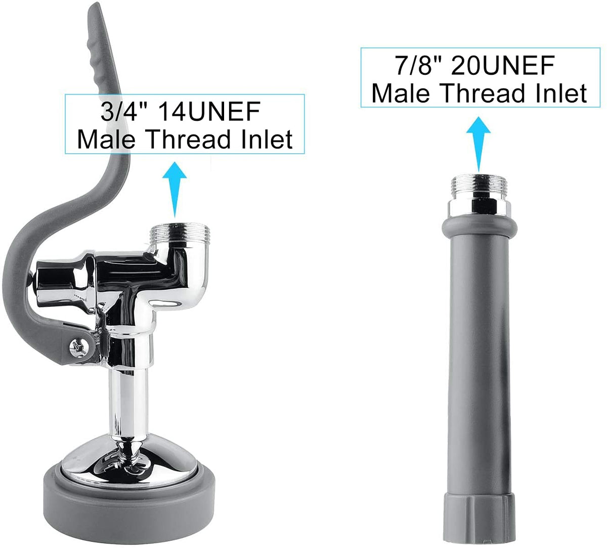 BESTJEEF ergonomic lever handle enables easy hands-free water control