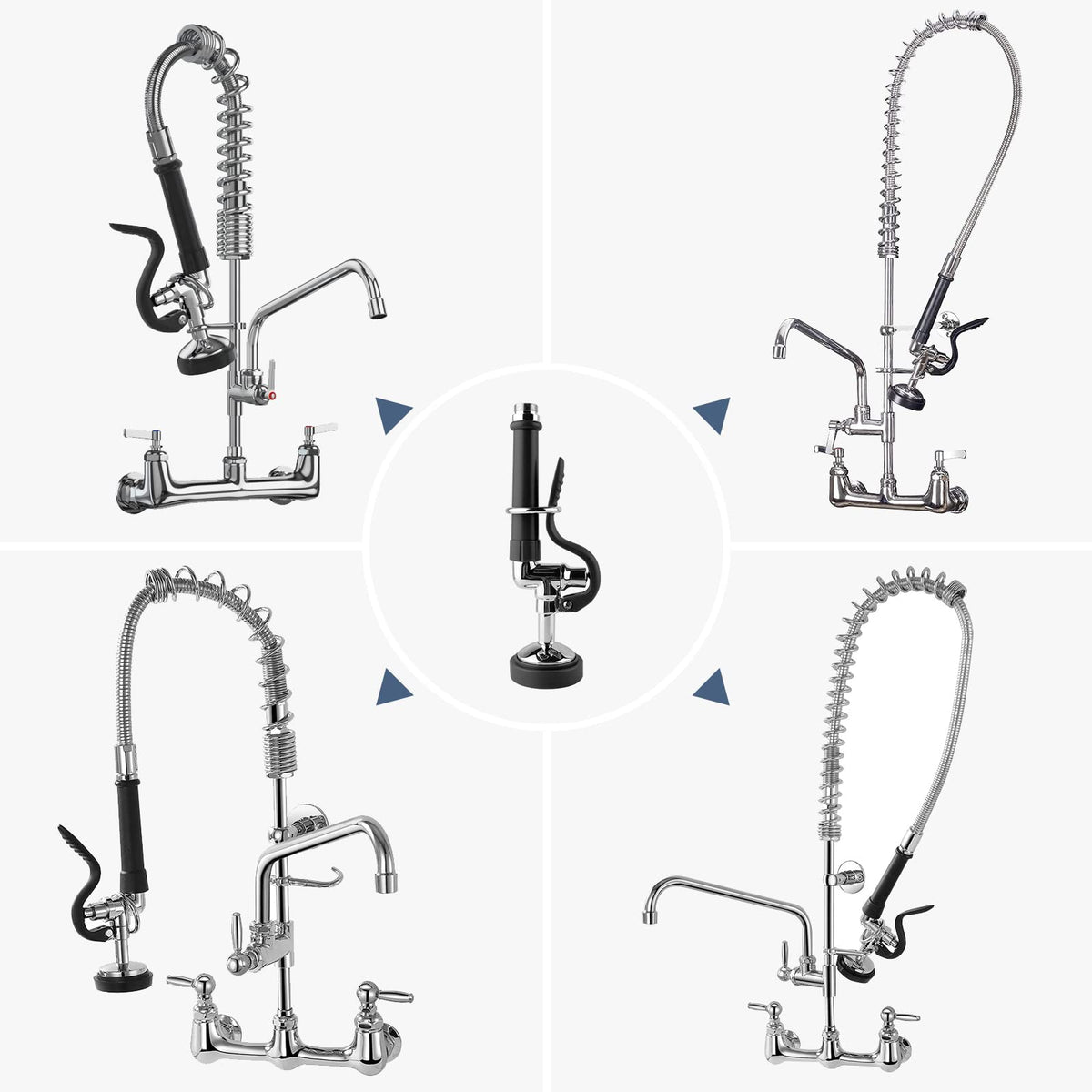 Chrome finished BESTJEEF sprayer for durability and easy cleaning