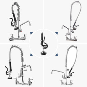 Chrome finished BESTJEEF sprayer for durability and easy cleaning