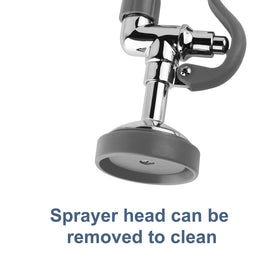 BestJEEF Pre Rinse Sprayer end thread 7/8-20 UNEF compatibility with handle.