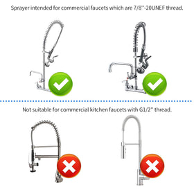 BESTJEEF sprayer end threads 7/8-20UNEF for compatibility